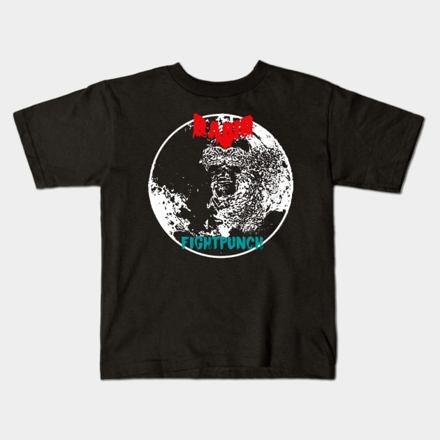 Rabid Fightpunch Kids T-Shirt by Tyler Teej